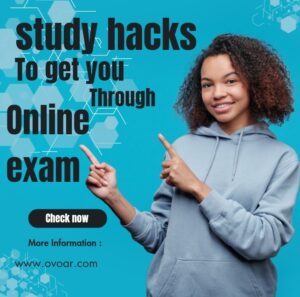 Study Hacks To Get You Through An Online Exam