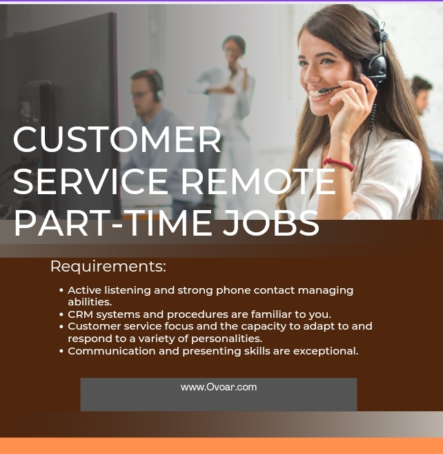 Available Customer Service Remote Part-time Jobs And Full-time Jobs 2024